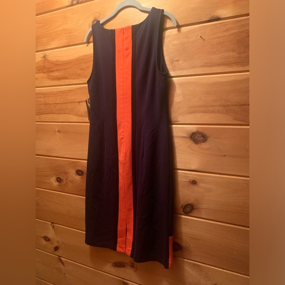 Worthington dress size 10 NWT. Orange and Navy - Picture 8 of 8
